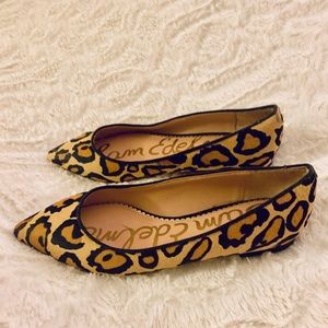 Sam Edelman Leopard Flats
